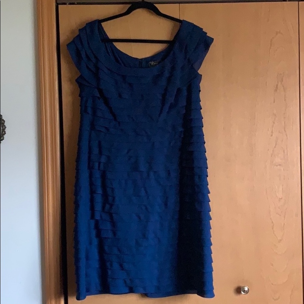 Blue Ruffle Dress